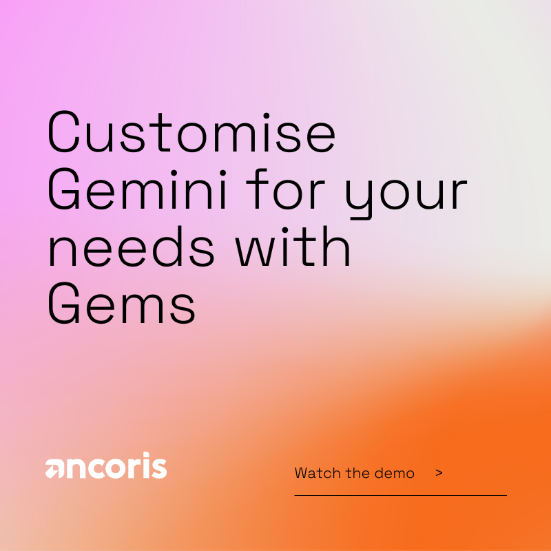 Customise Gemini for your needs with Gems